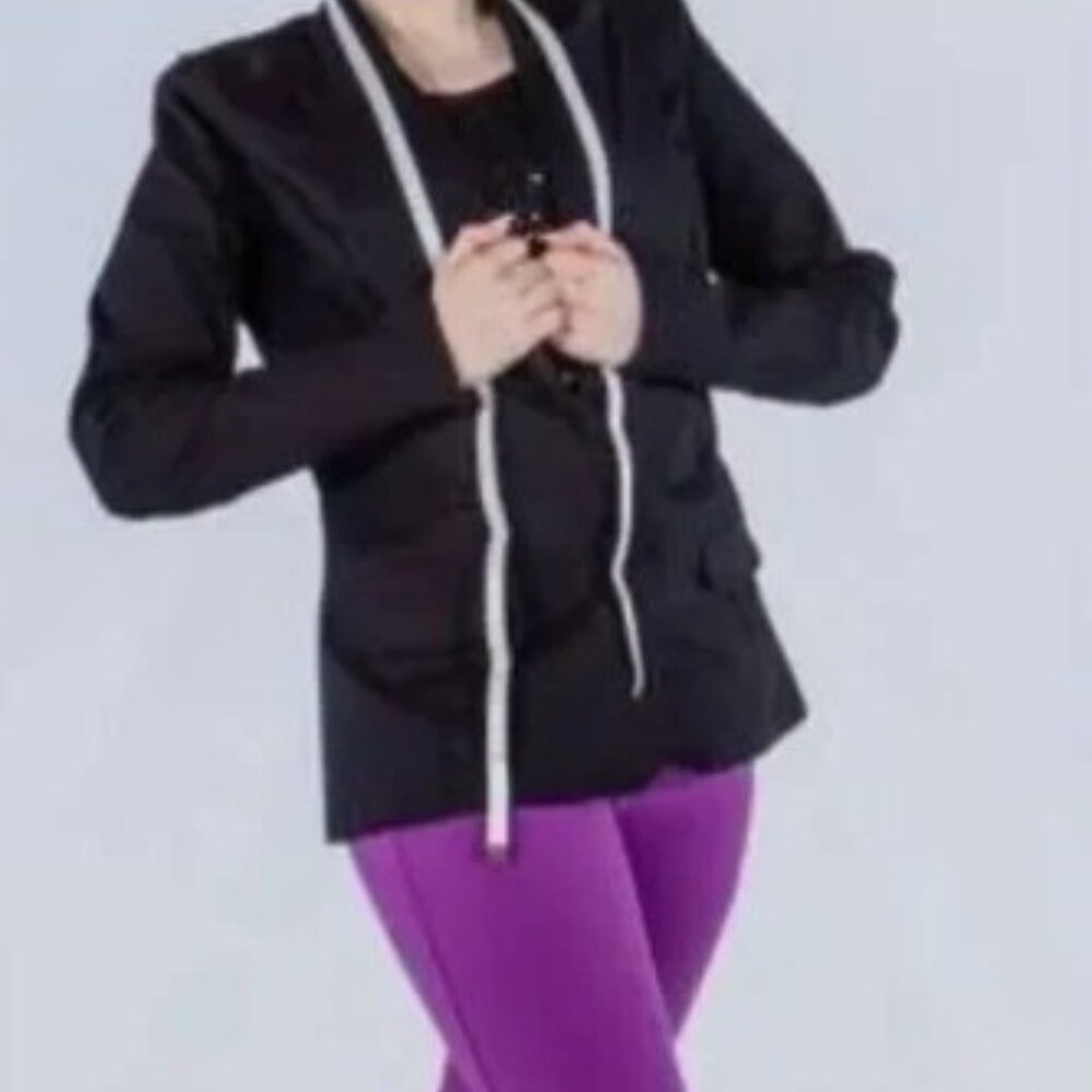 Tap Jazz Dance Costume, Purple and Black, 3 pieces Large Adult